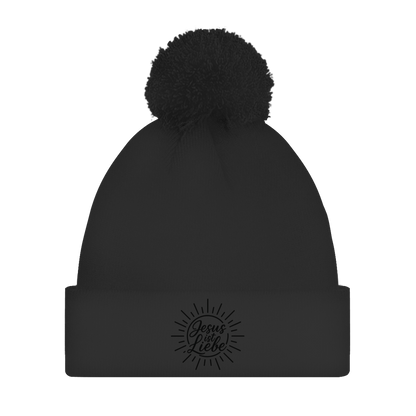Bommelmütze Jesus ist Liebe