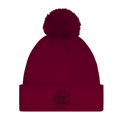 Bommelmütze Jesus ist Liebe