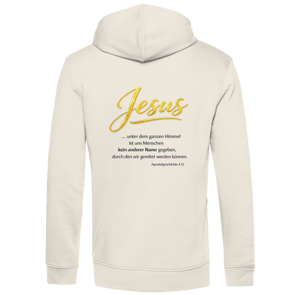 Herren Premium Bio Hoodie Jesus unter den Himmel