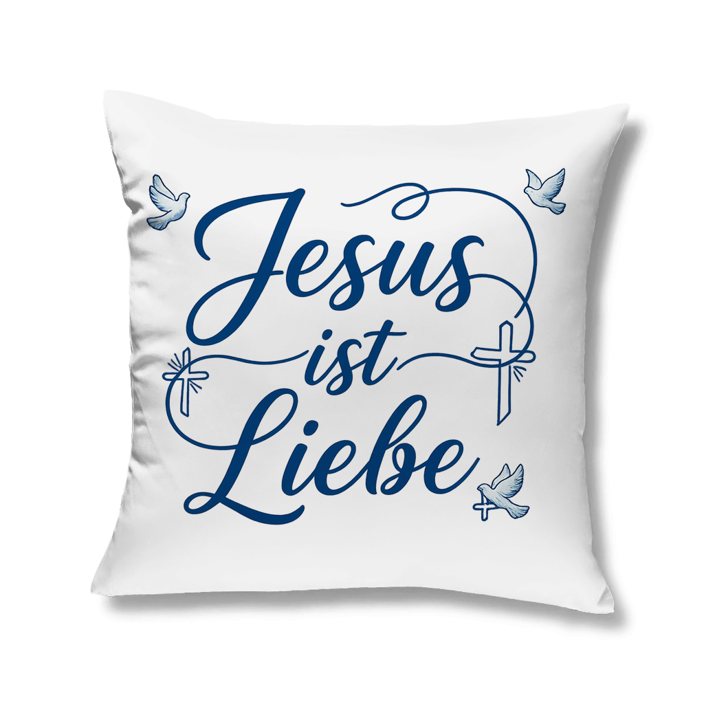 Kopfkissen Jesus ist Liebe T.Chet