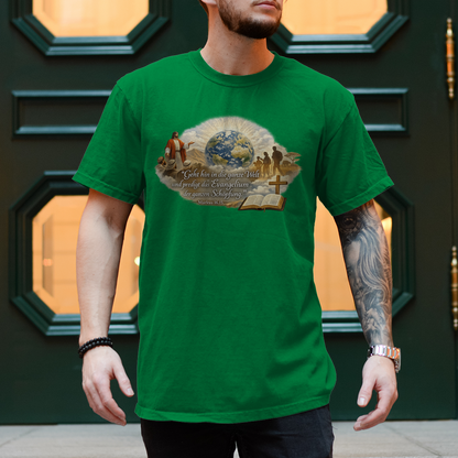 Herren T-Shirt Predigen in der Welt