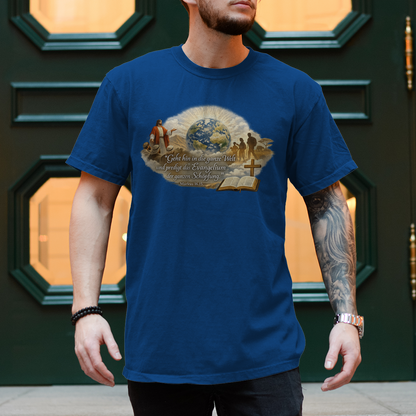 Herren T-Shirt Predigen in der Welt