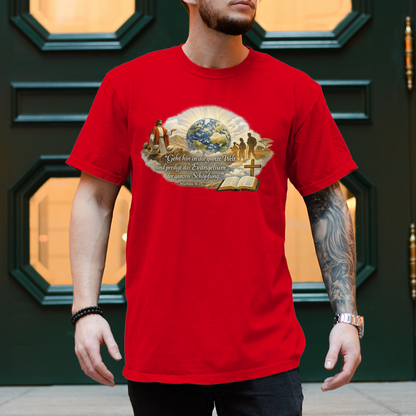 Herren T-Shirt Predigen in der Welt