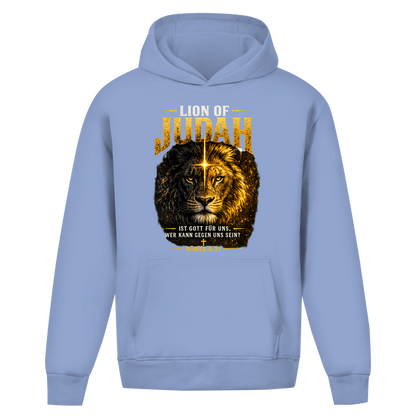 Oversize Hoodie Ohne Kordel Löwe von Juda