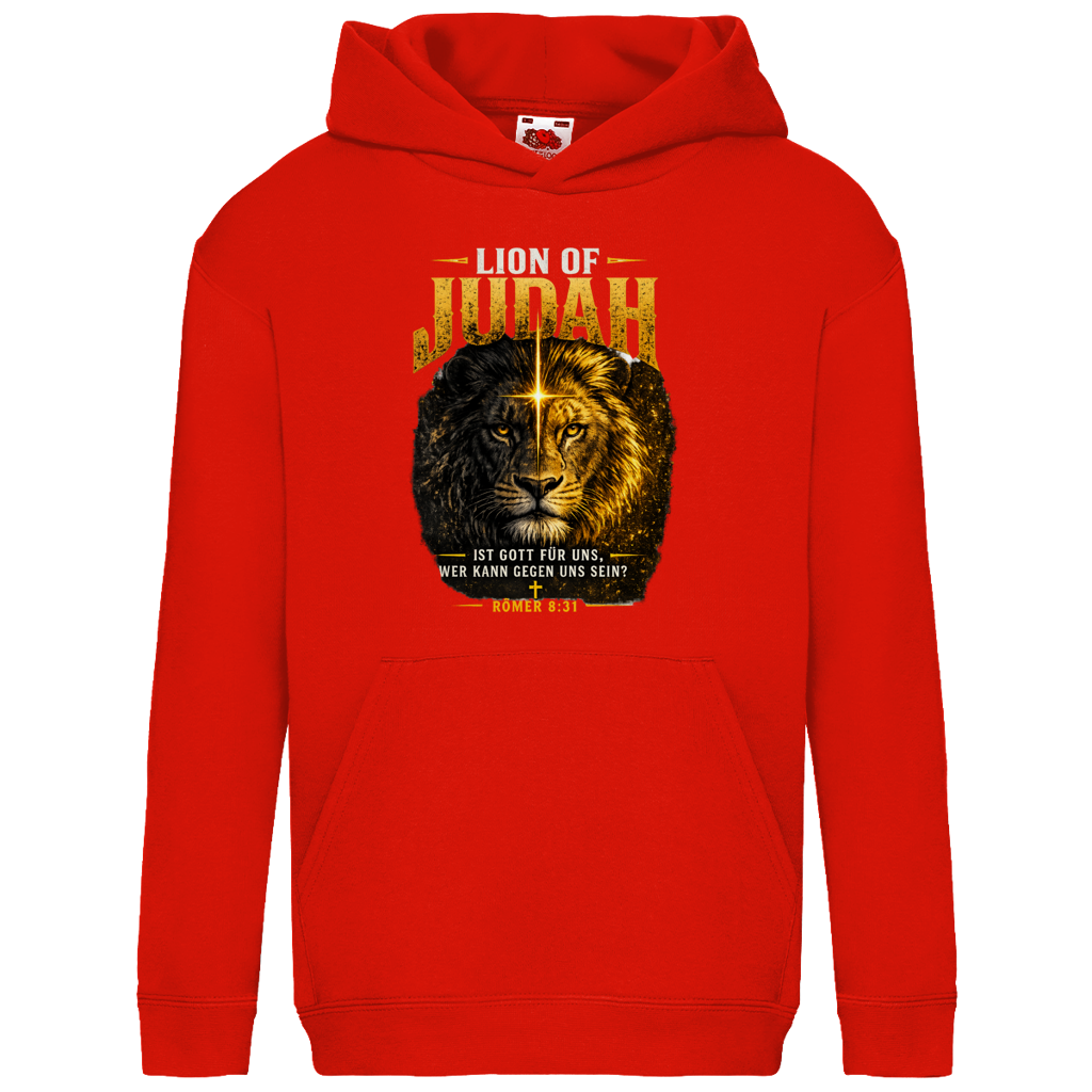Kids Basic Hoodie Löwe von Juda