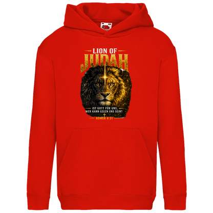 Kids Basic Hoodie Löwe von Juda