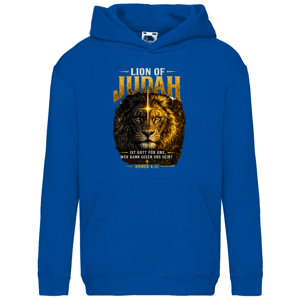 Kids Basic Hoodie Löwe von Juda