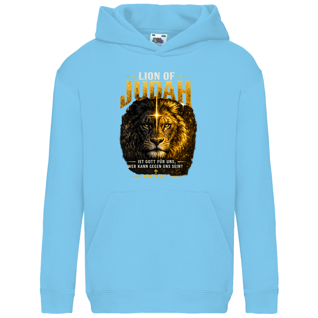 Kids Basic Hoodie Löwe von Juda