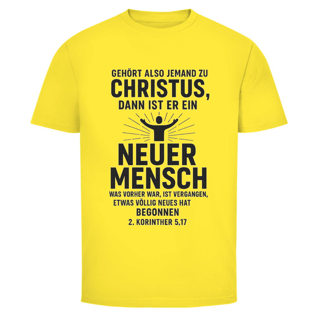 Herren T-Shirt Neuer Mensch in Christus