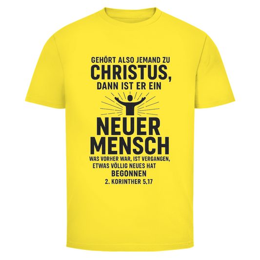 Herren T-Shirt Neuer Mensch in Christus