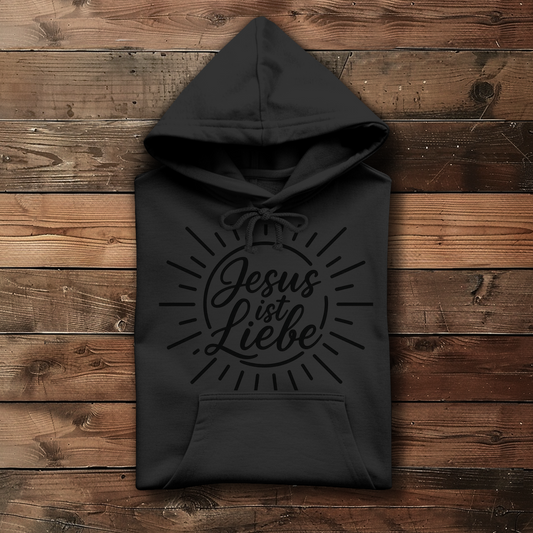 Damen Hoodie Jesus ist Liebe