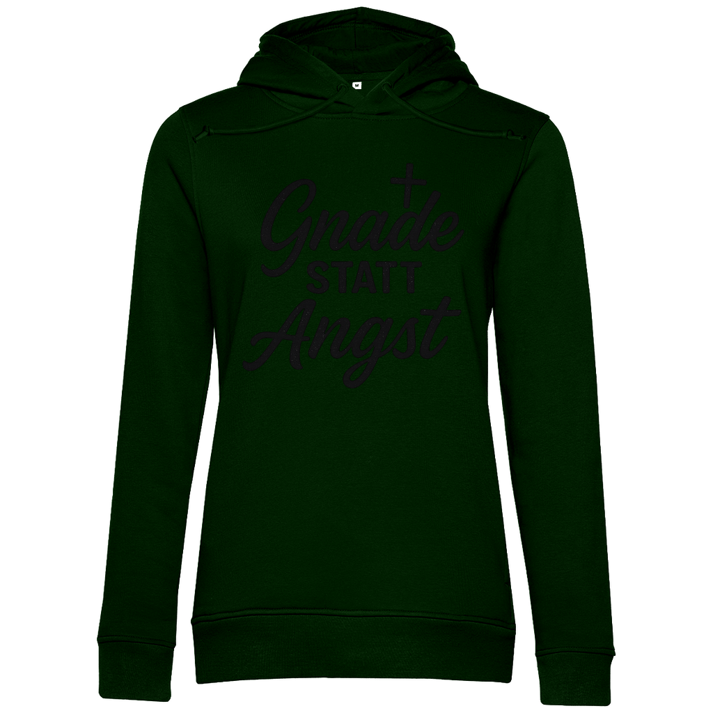 Damen Premium Bio Hoodie Gnade statt Angst