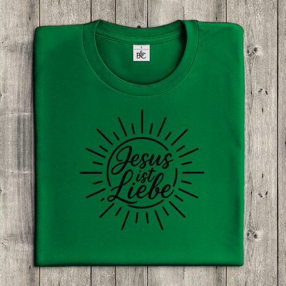 Damen T-Shirt Jesus ist Liebe