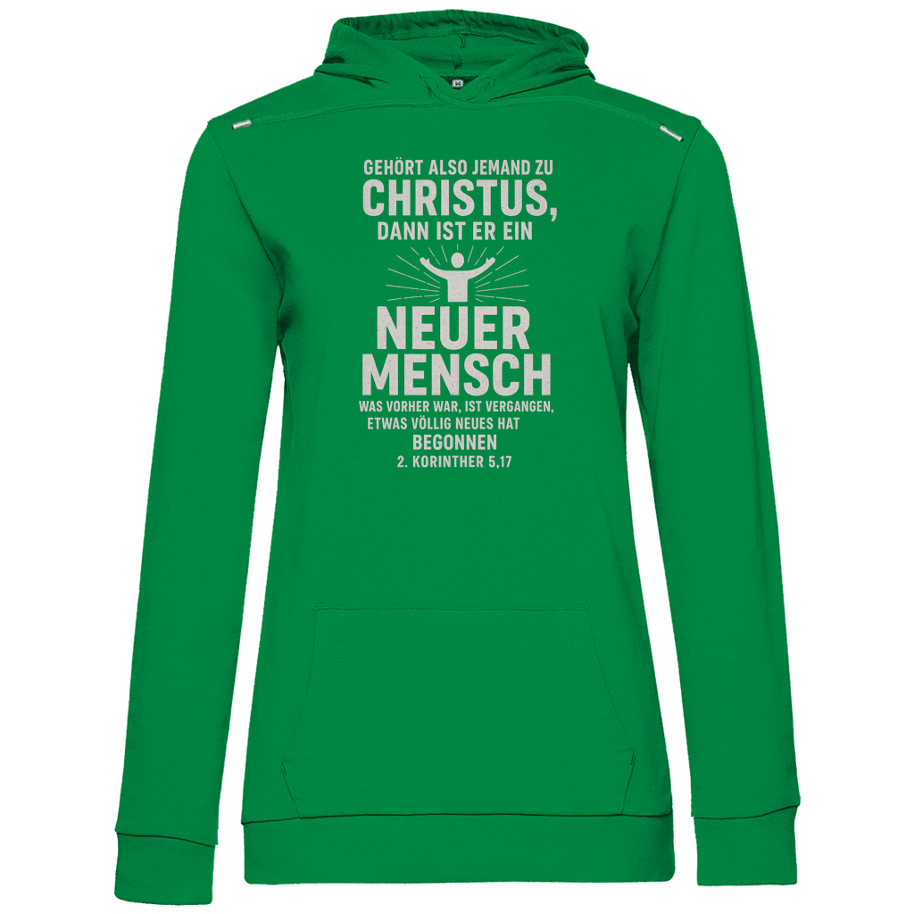 Damen Promo Hoodie Neuer Mensch in Christus