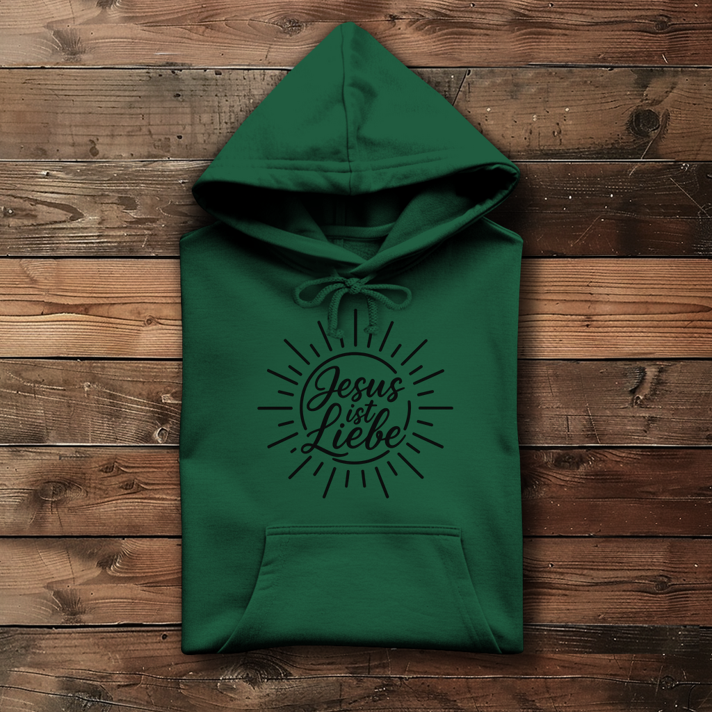 Damen Hoodie Jesus ist Liebe