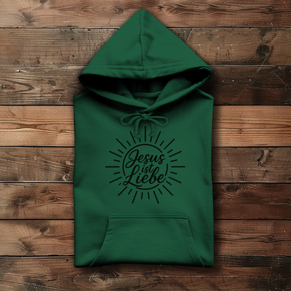 Damen Hoodie Jesus ist Liebe
