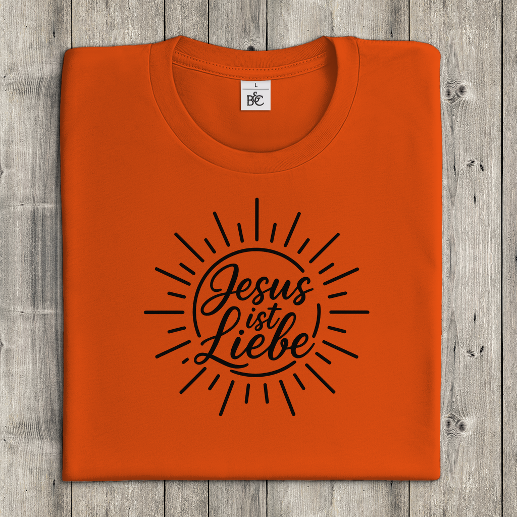 Damen T-Shirt Jesus ist Liebe