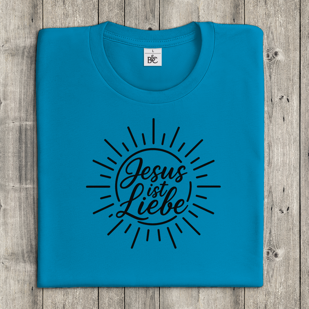 Damen T-Shirt Jesus ist Liebe