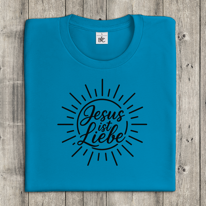 Damen T-Shirt Jesus ist Liebe