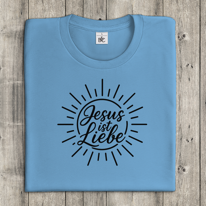 Damen T-Shirt Jesus ist Liebe