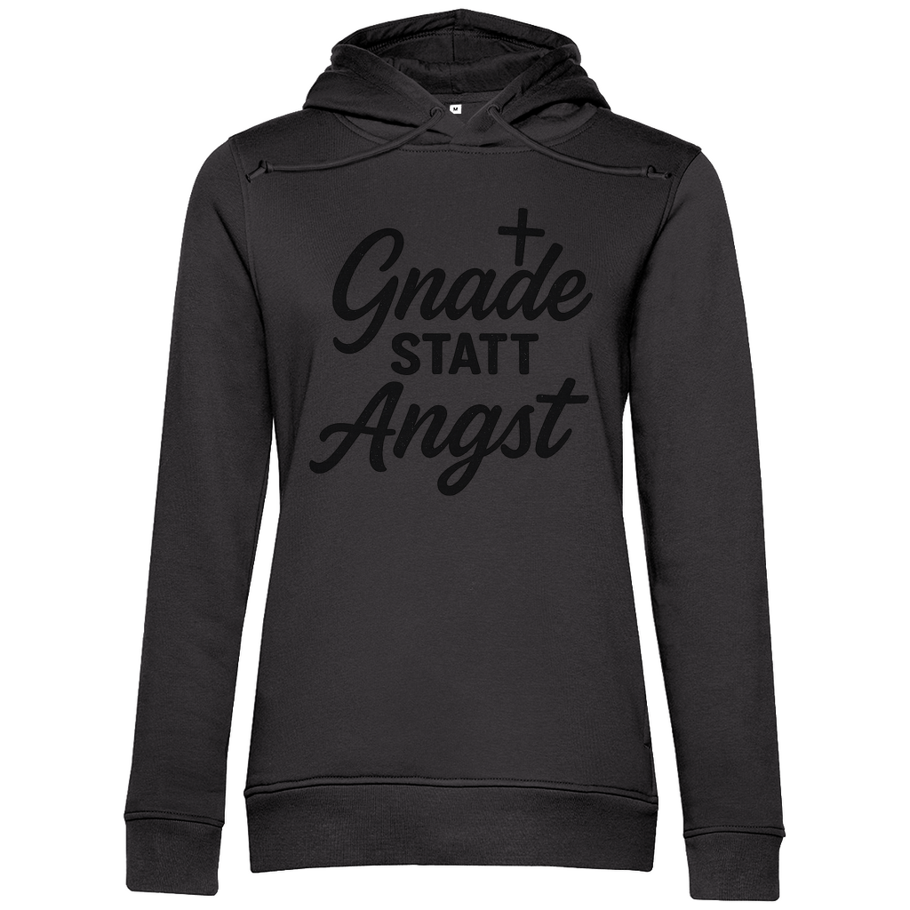 Damen Premium Bio Hoodie Gnade statt Angst