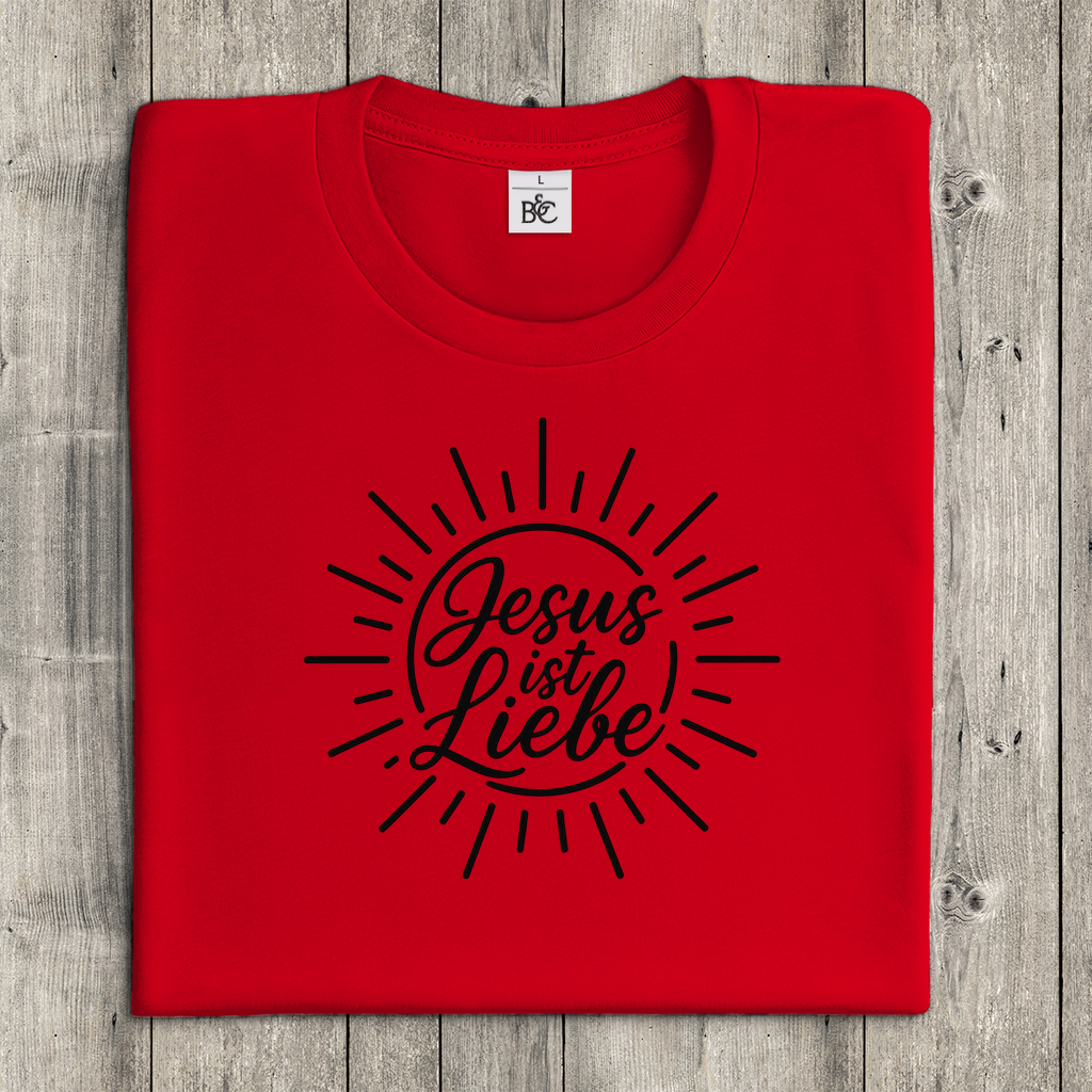 Damen T-Shirt Jesus ist Liebe