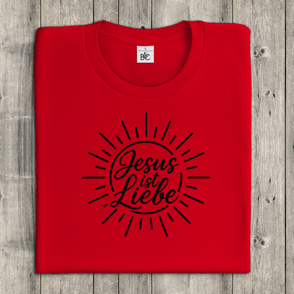 Damen T-Shirt Jesus ist Liebe
