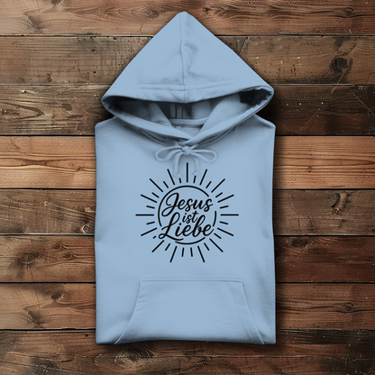 Damen Hoodie Jesus ist Liebe