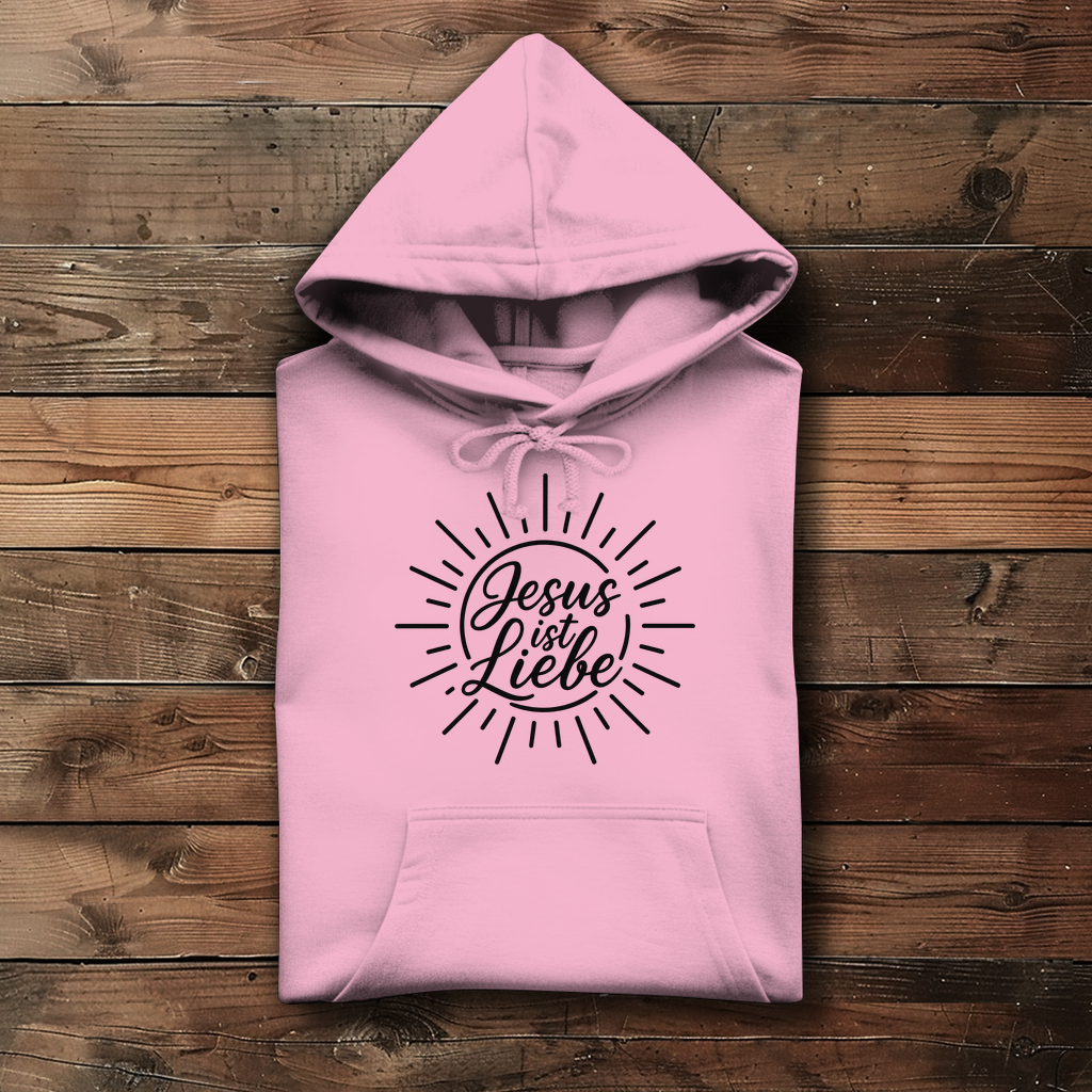 Damen Hoodie Jesus ist Liebe