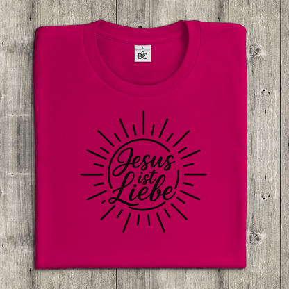 Damen T-Shirt Jesus ist Liebe