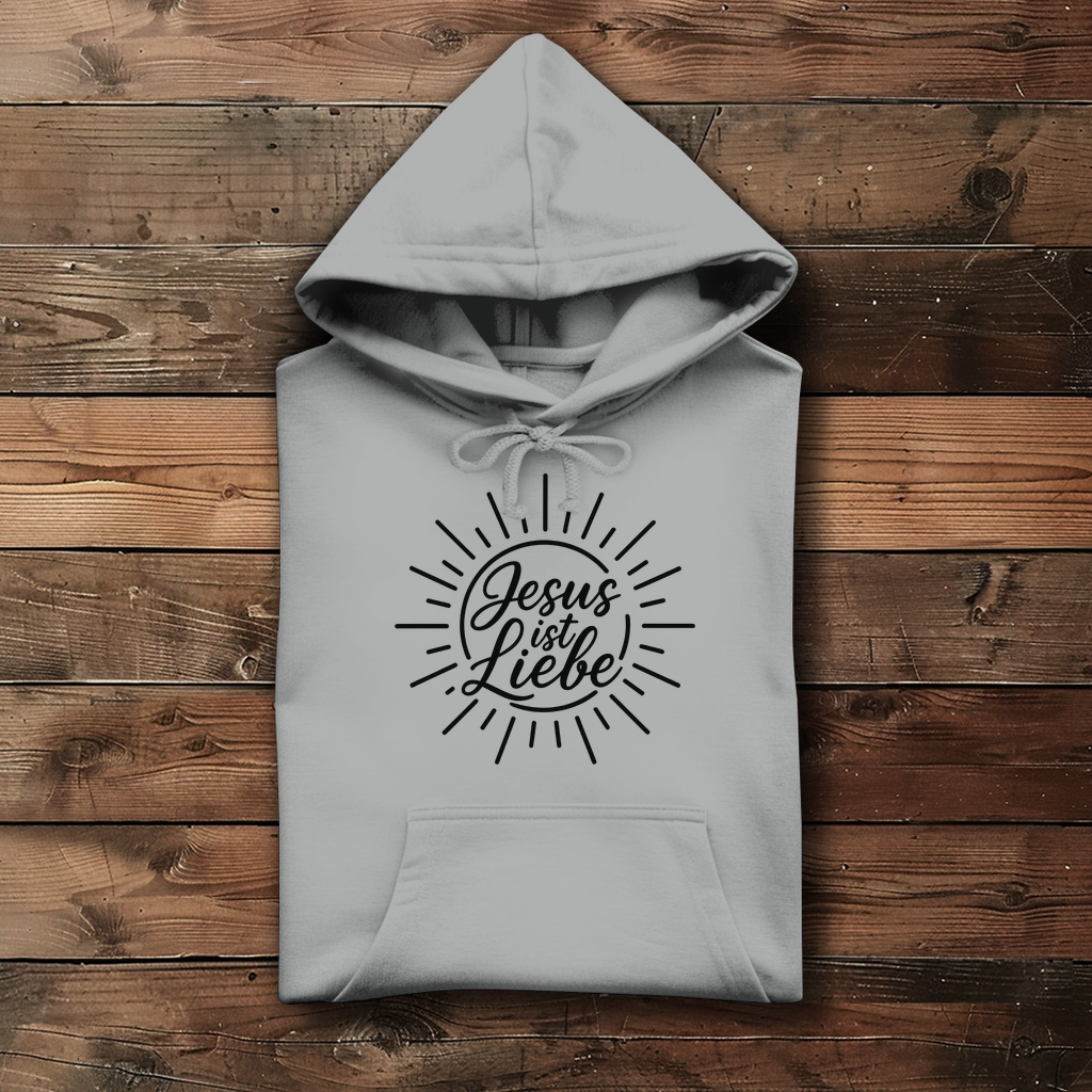 Damen Hoodie Jesus ist Liebe