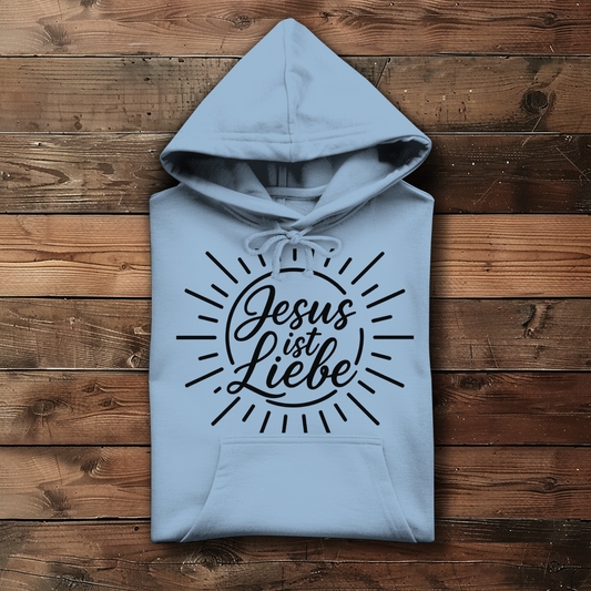 Damen Hoodie Jesus ist Liebe