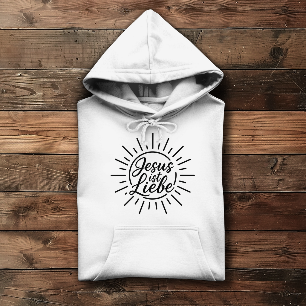 Damen Hoodie Jesus ist Liebe