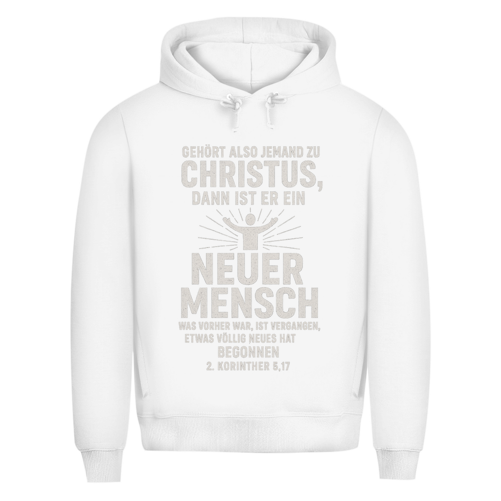 Herren Premium Bio Hoodie Weg,Wahrheit,Leben