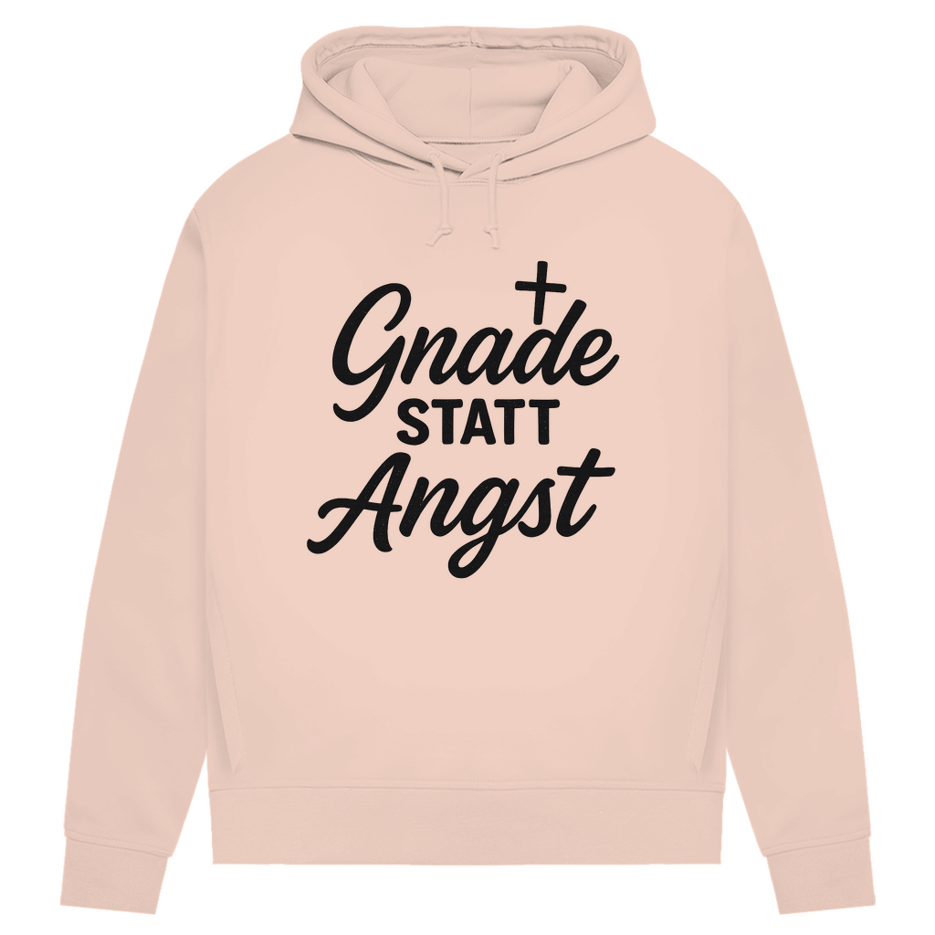 Damen Premium Bio Hoodie Gnade statt Angst