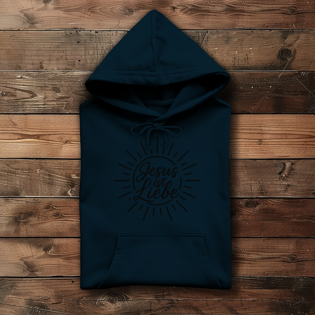 Damen Hoodie Jesus ist Liebe