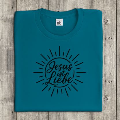 Damen T-Shirt Jesus ist Liebe