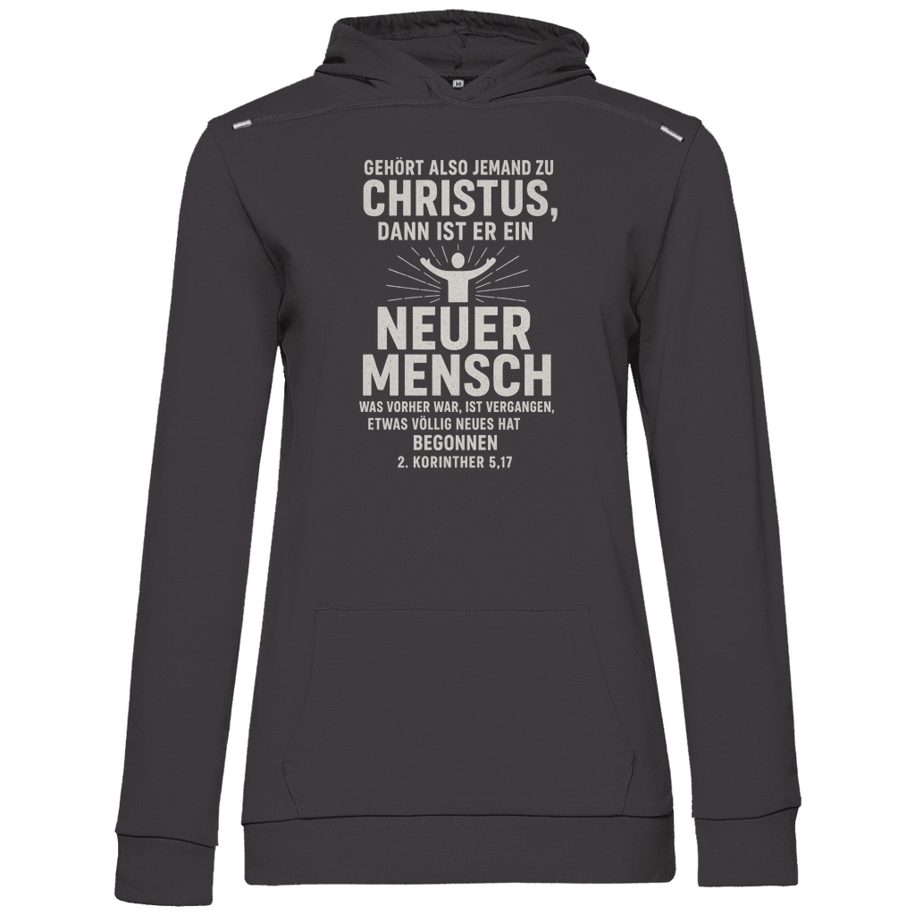 Damen Promo Hoodie Neuer Mensch in Christus