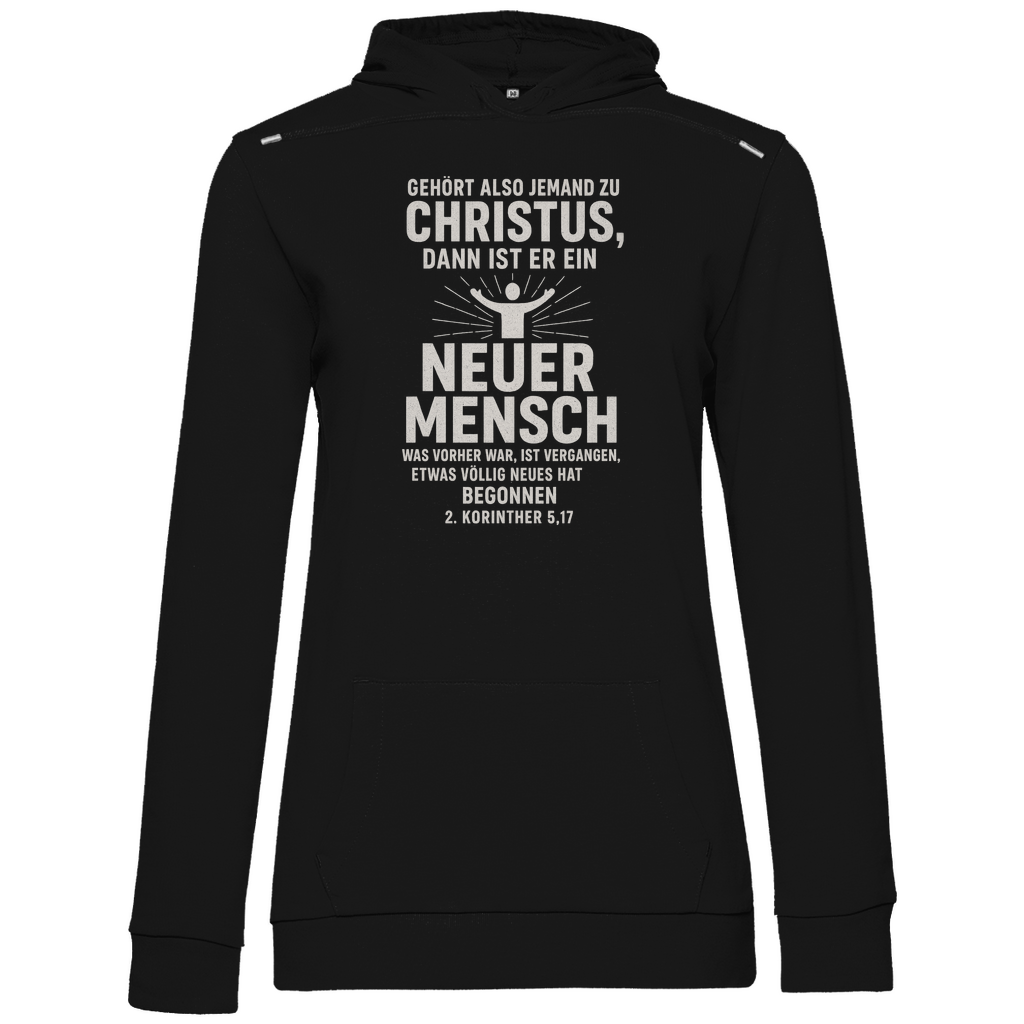 Damen Promo Hoodie Neuer Mensch in Christus