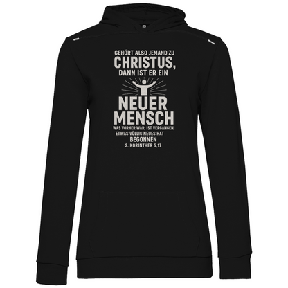 Damen Promo Hoodie Neuer Mensch in Christus