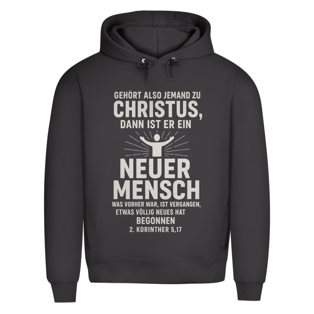Herren Premium Bio Hoodie Weg,Wahrheit,Leben