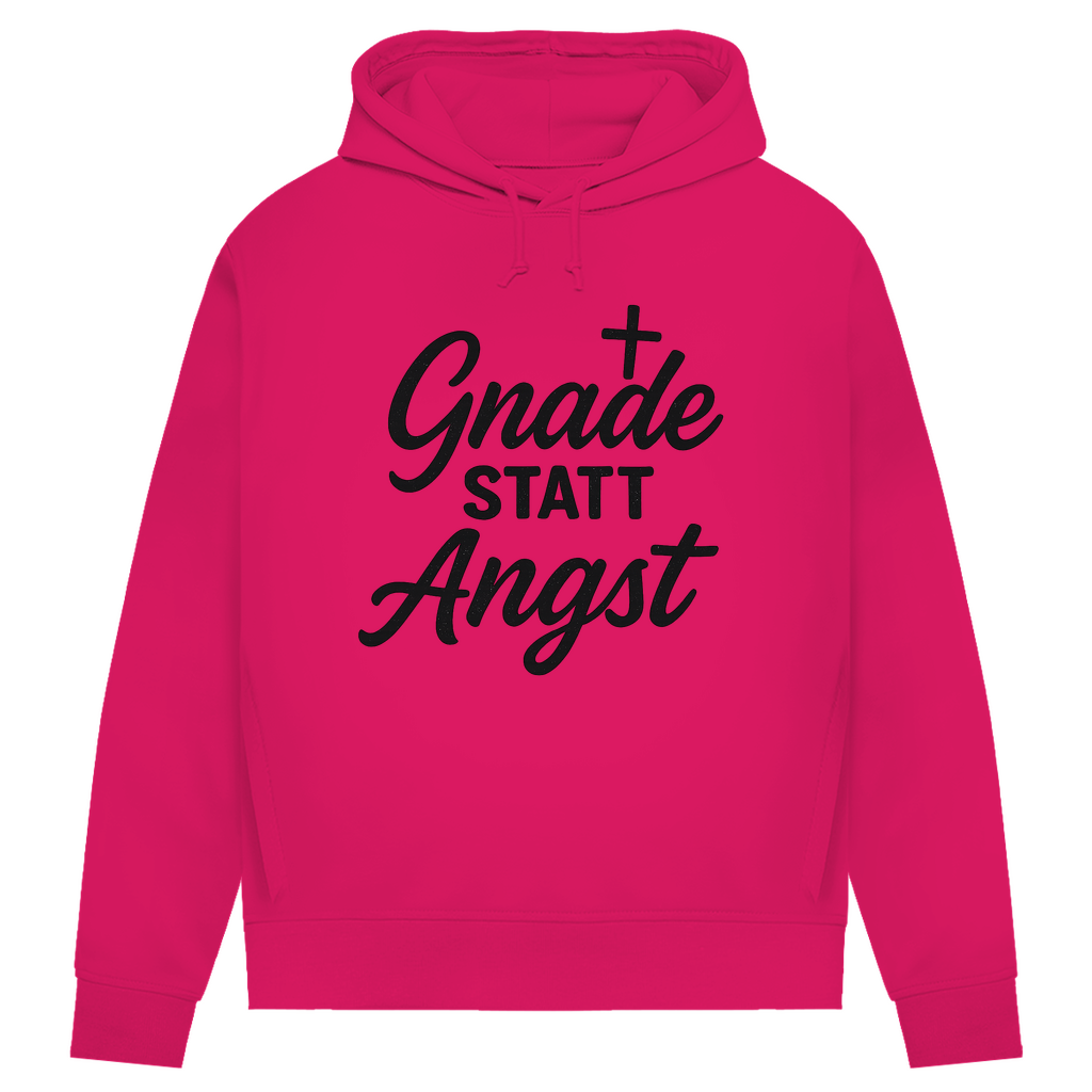 Damen Premium Bio Hoodie Gnade statt Angst