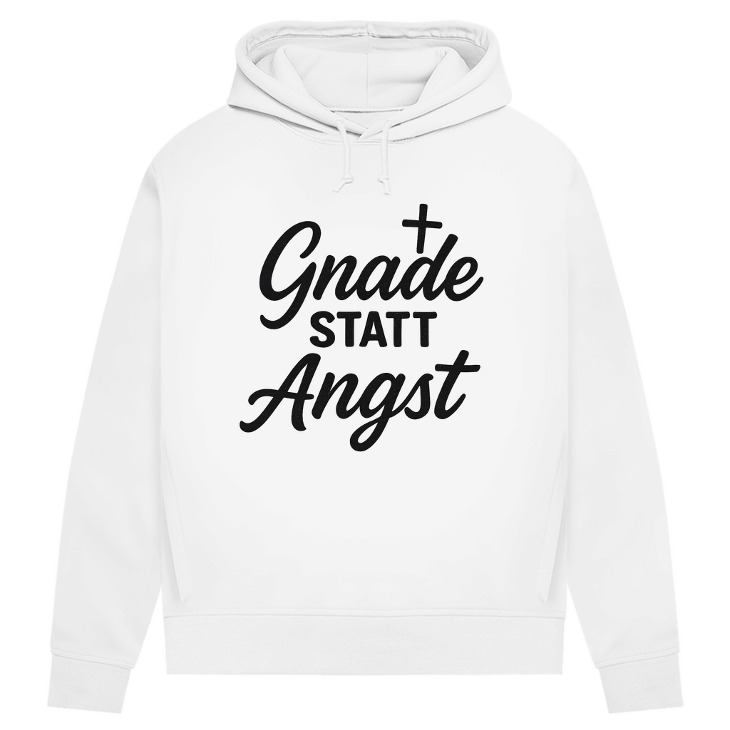 Damen Premium Bio Hoodie Gnade statt Angst