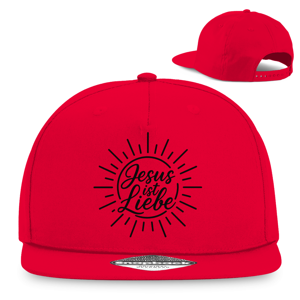 Snapback Rapper Cap Jesus ist Liebe