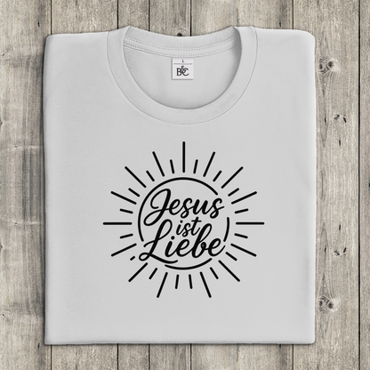 Damen T-Shirt Jesus ist Liebe