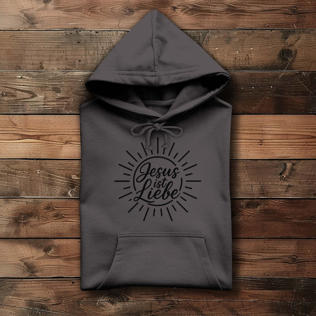 Damen Hoodie Jesus ist Liebe