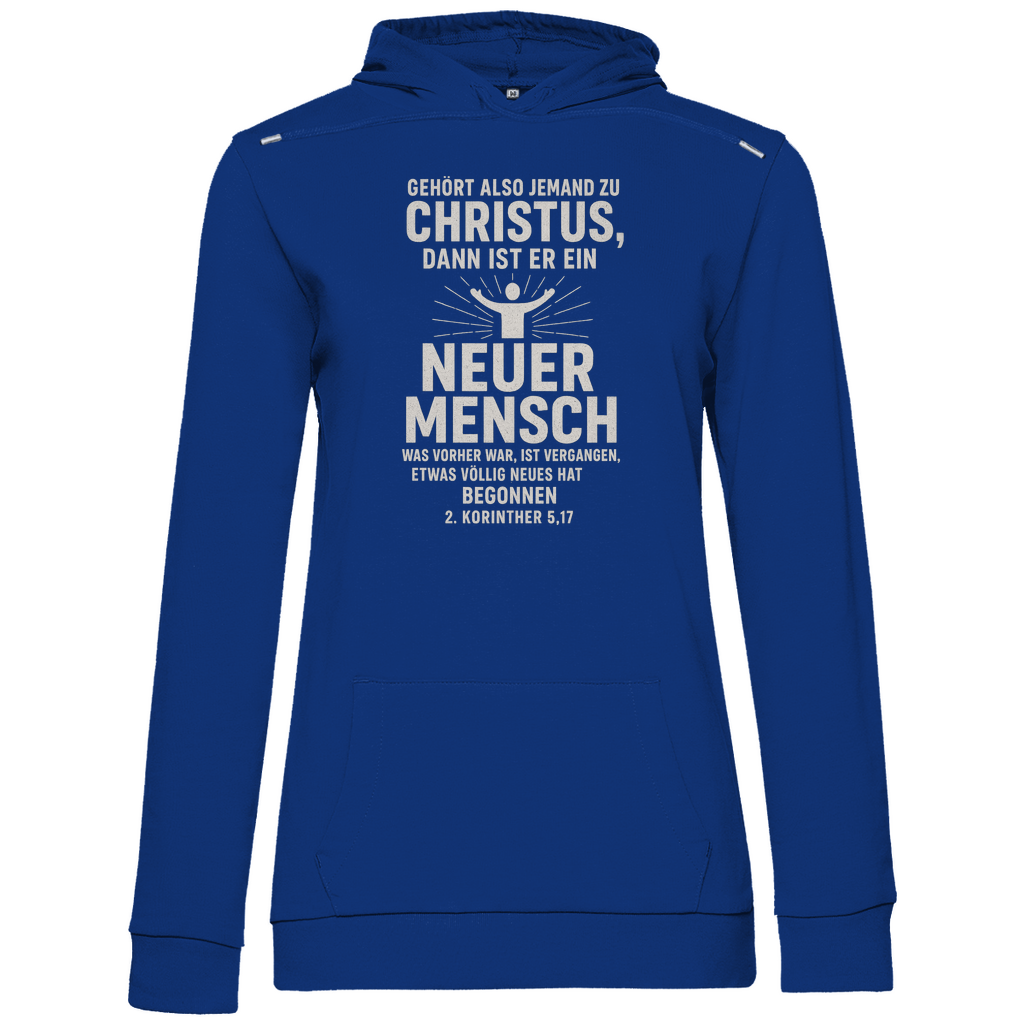 Damen Promo Hoodie Neuer Mensch in Christus