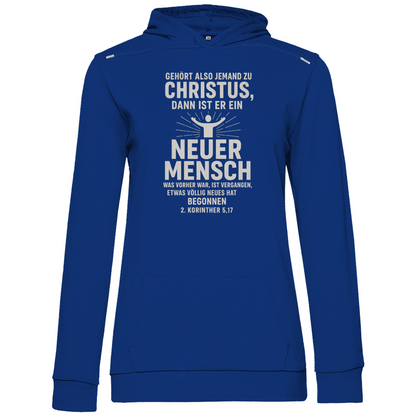 Damen Promo Hoodie Neuer Mensch in Christus