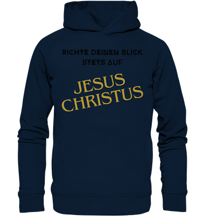 Richte dein blick - Organic Fashion Hoodie