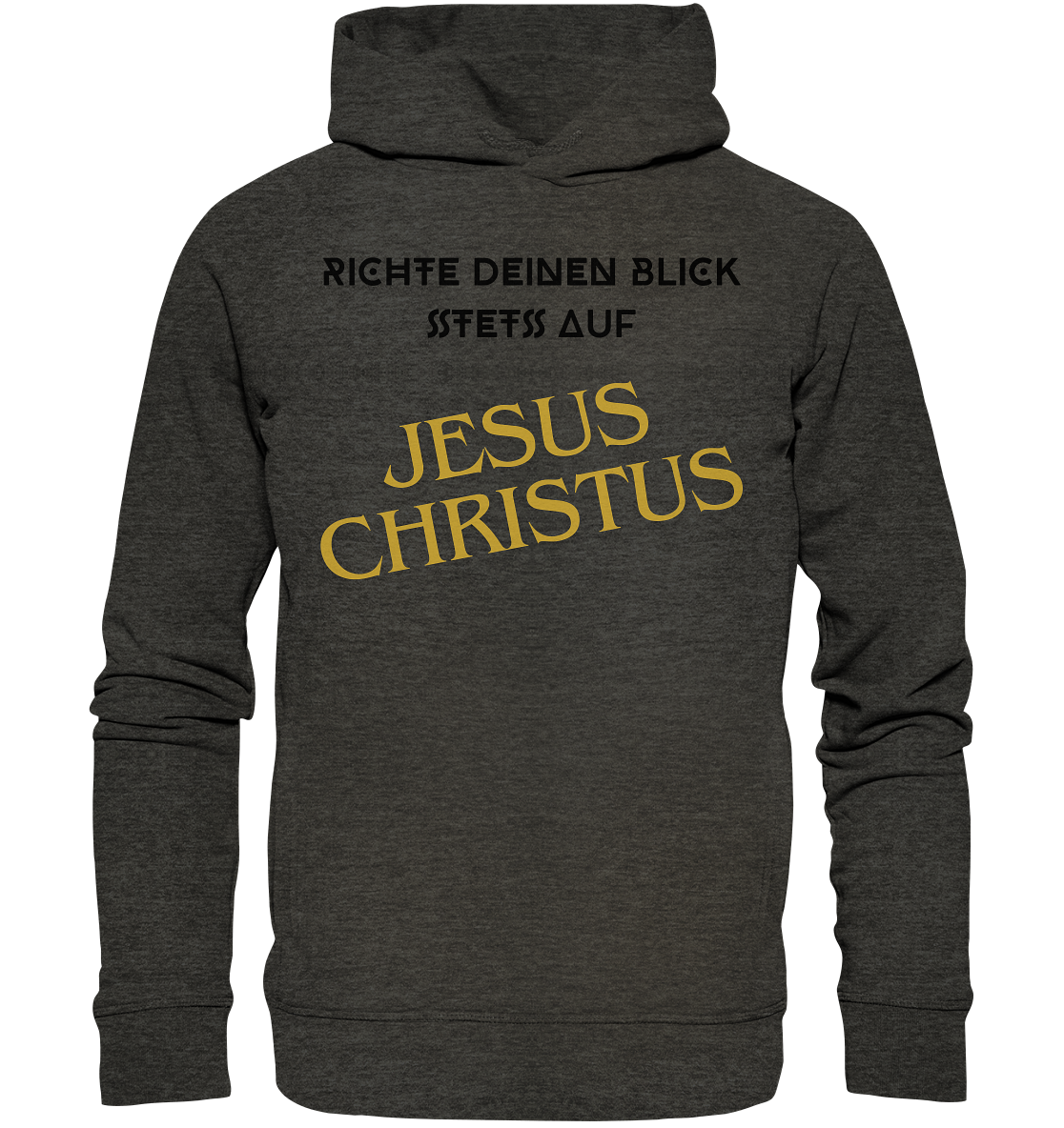 Richte dein blick - Organic Fashion Hoodie